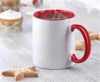TAZZA DA 300 ML CON MANICO E INTERNO COLORATI